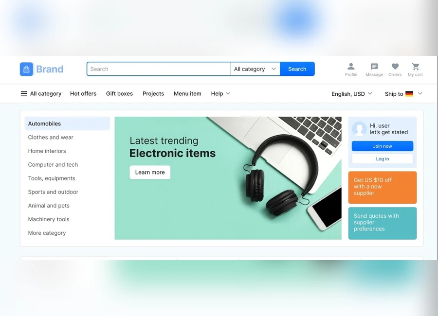 Electro - E-commerce store for smart devices and accessories